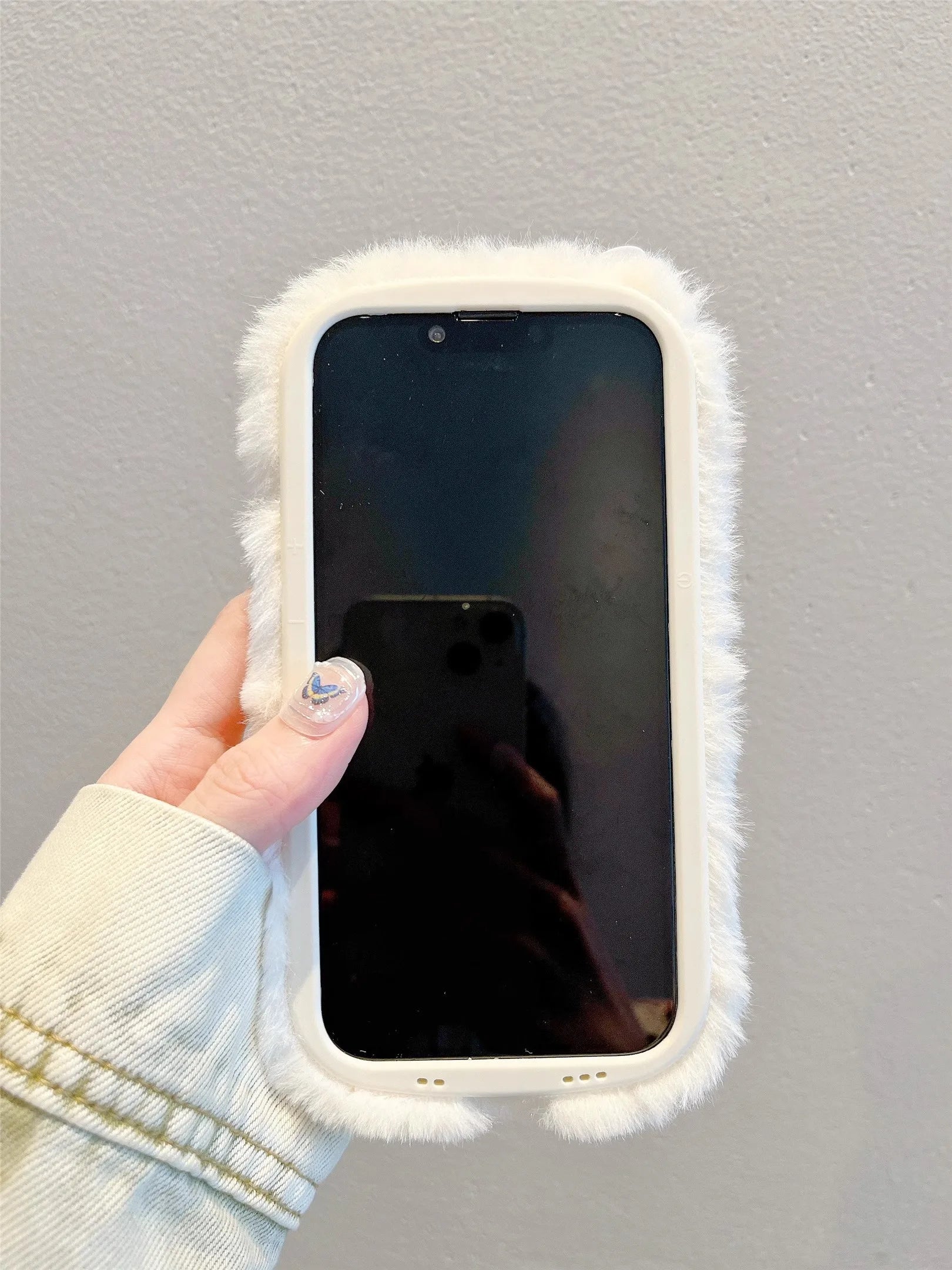 Cute Cartoon Plush Bunny Case For iPhone
