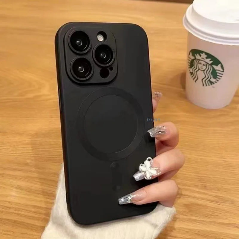 Luxury MagSafe Shockproof Frosted iPhone Case