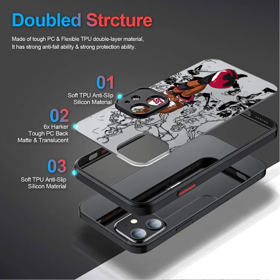 Cute Basketball Star iPhone Case