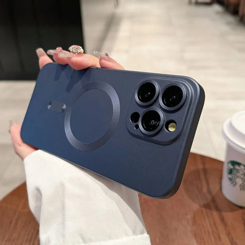 Luxury MagSafe Shockproof Frosted iPhone Case