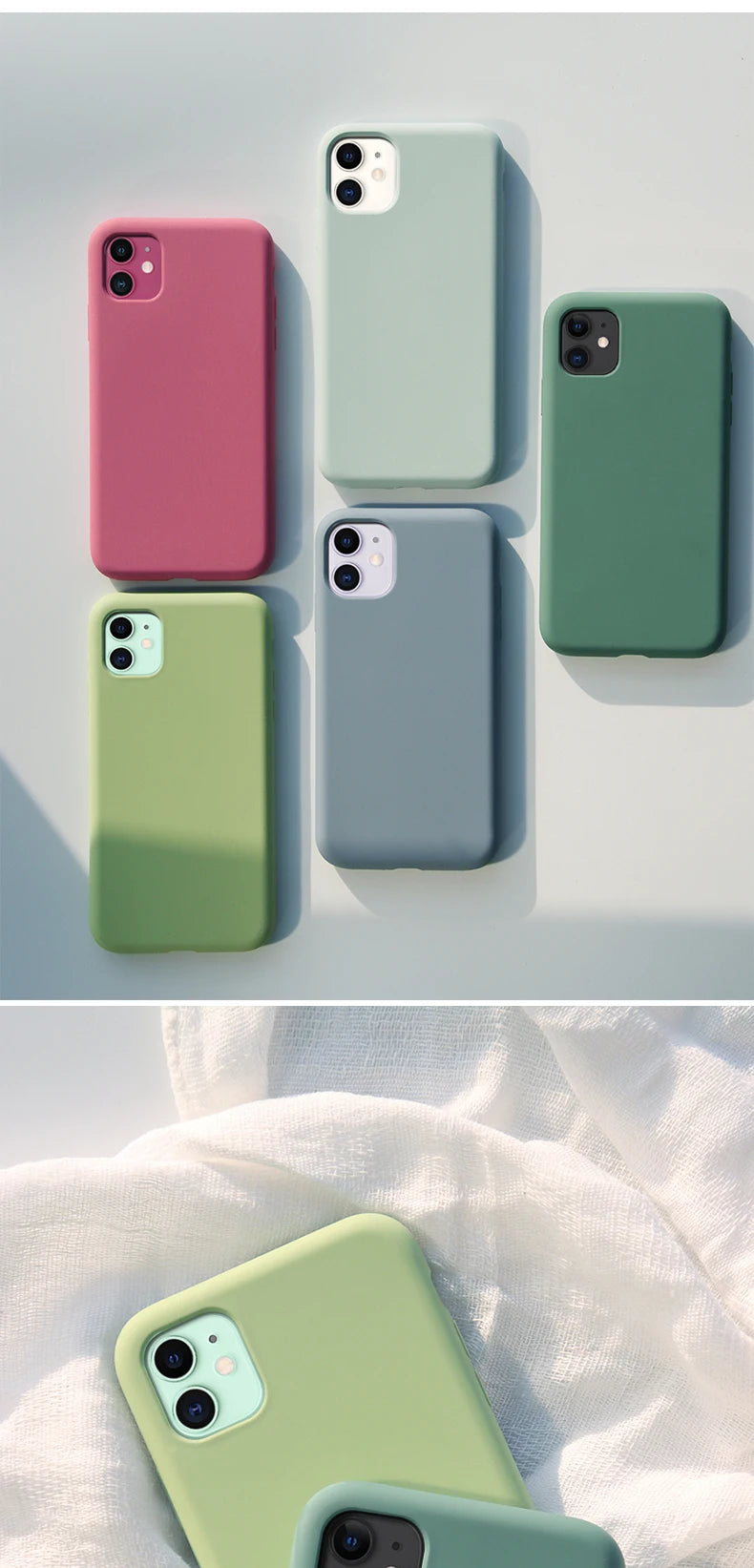 Silicone Protective iPhone Case