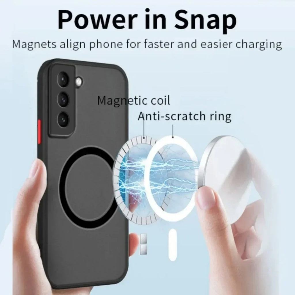 Matte Magnetic Phone Case for Samsung